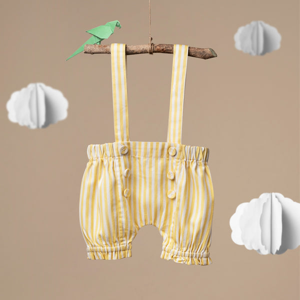 Monsoon Munchkin Bloomers - Yellow and White Stripes