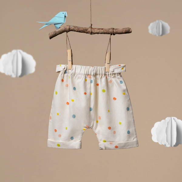 Rainy Rumble Shorts - White